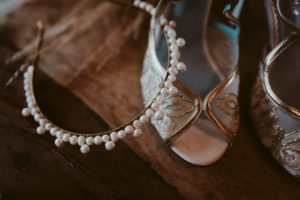 opaska ślubna z perłami
